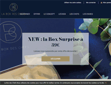 Tablet Screenshot of laboxdeschefs.com